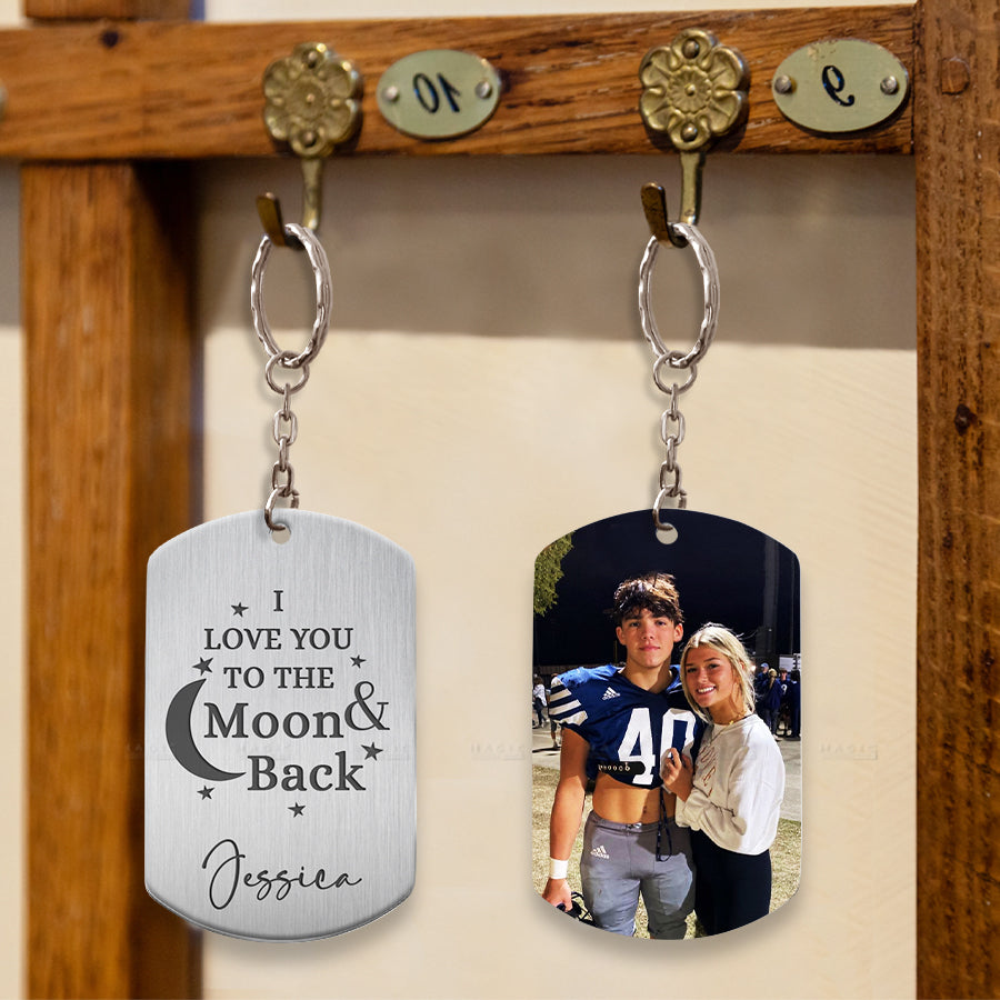 Magic Exhalation Valentine Day Gifts for Him Personalized | Personalized Valentines Gifts for Boyfriend, for Husband, Couple Keychain
